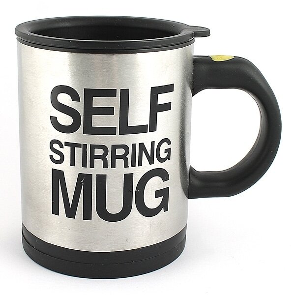 Кружка мешалка Self Stirring Mug Черная