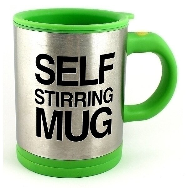 Кружка мешалка Self Stirring Mug Зеленая - 0