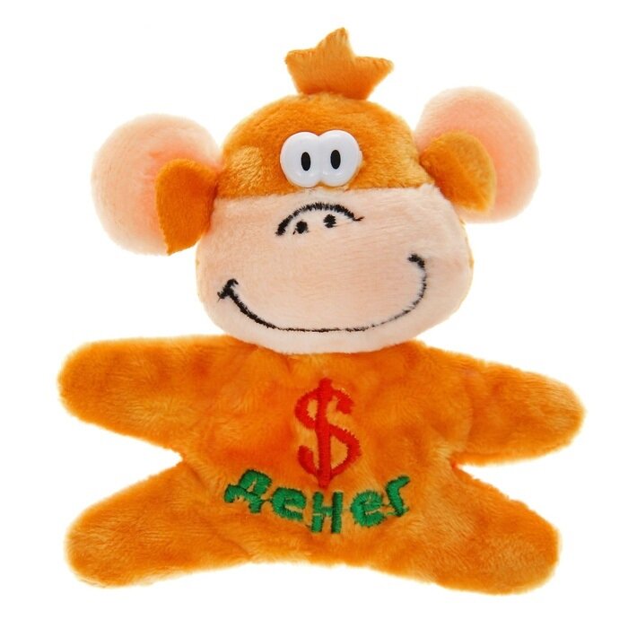 Мягкая игрушка-магнит обезьянка Денег