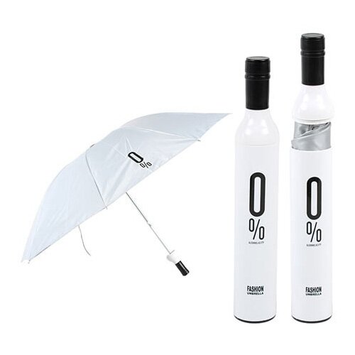 Зонт в бутылке 0% Белый