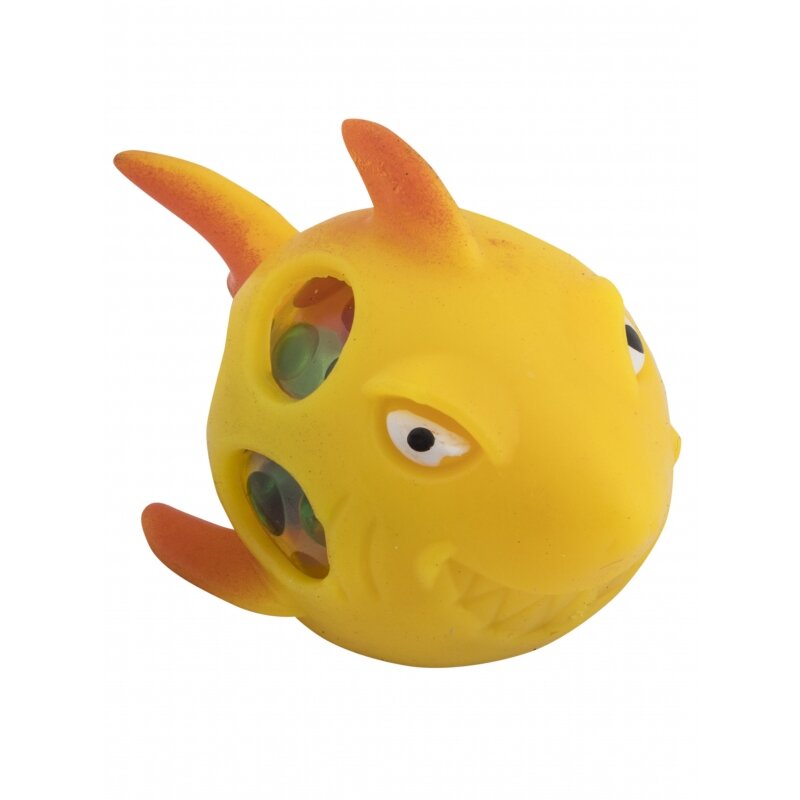 Игрушка мялка - Акула желтая - 3