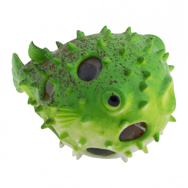 Игрушка мялка - Рыба Ёж зеленая - 2