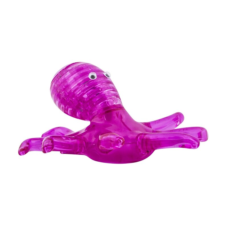 3D Головоломка - Осьминог розовый - 5