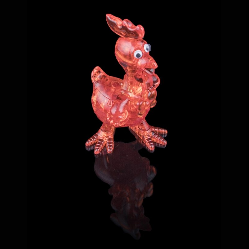 3D Головоломка - Петух оранжевый - 6