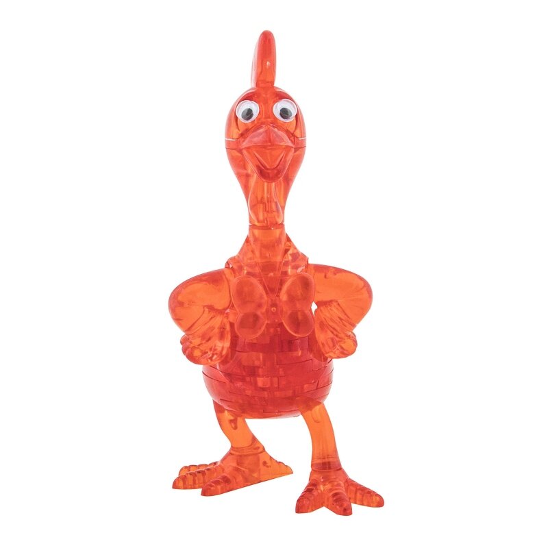 3D Головоломка - Петух оранжевый - 9