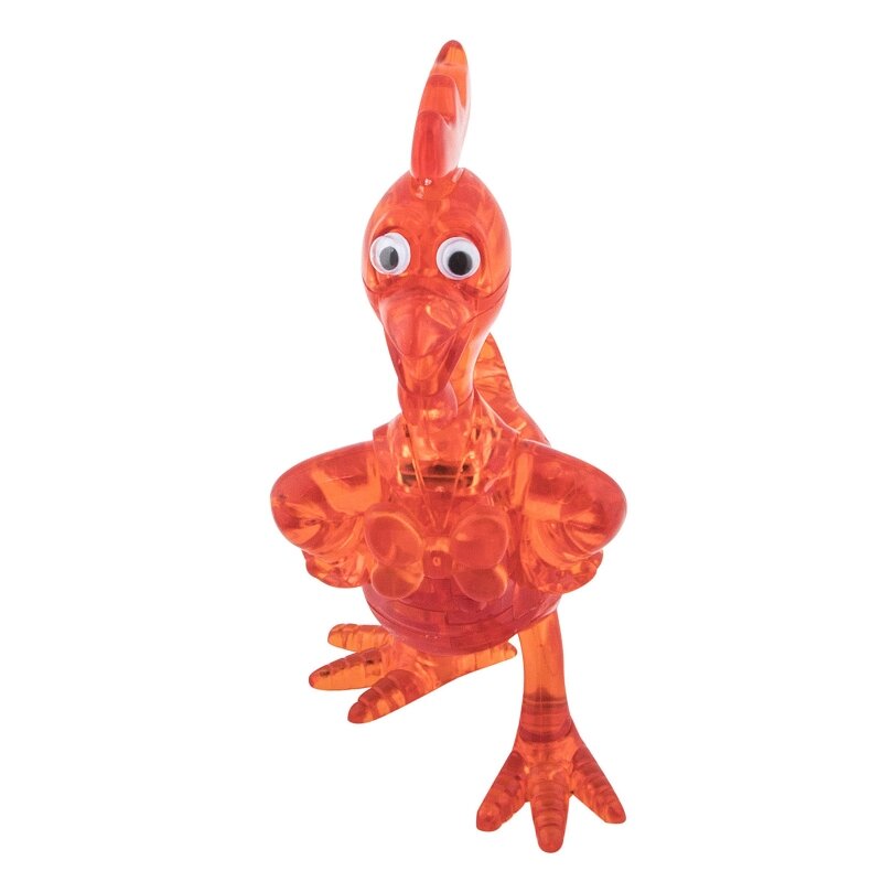 3D Головоломка - Петух оранжевый - 11