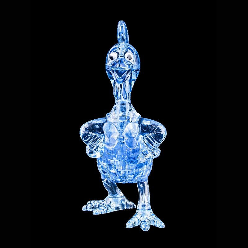 3D Головоломка - Петух синий - 3