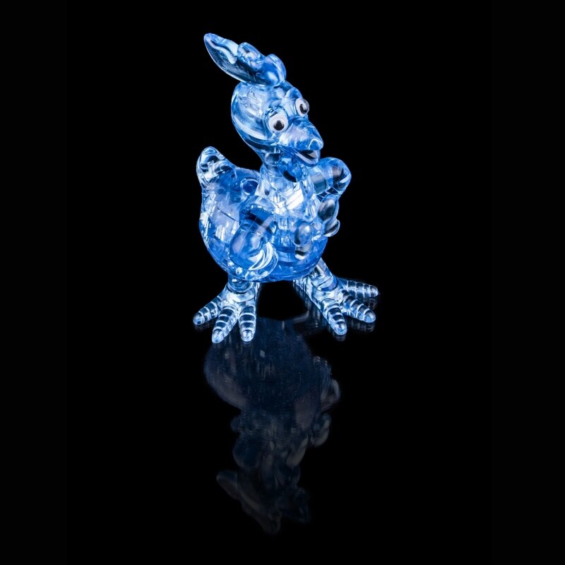 3D Головоломка - Петух синий - 7