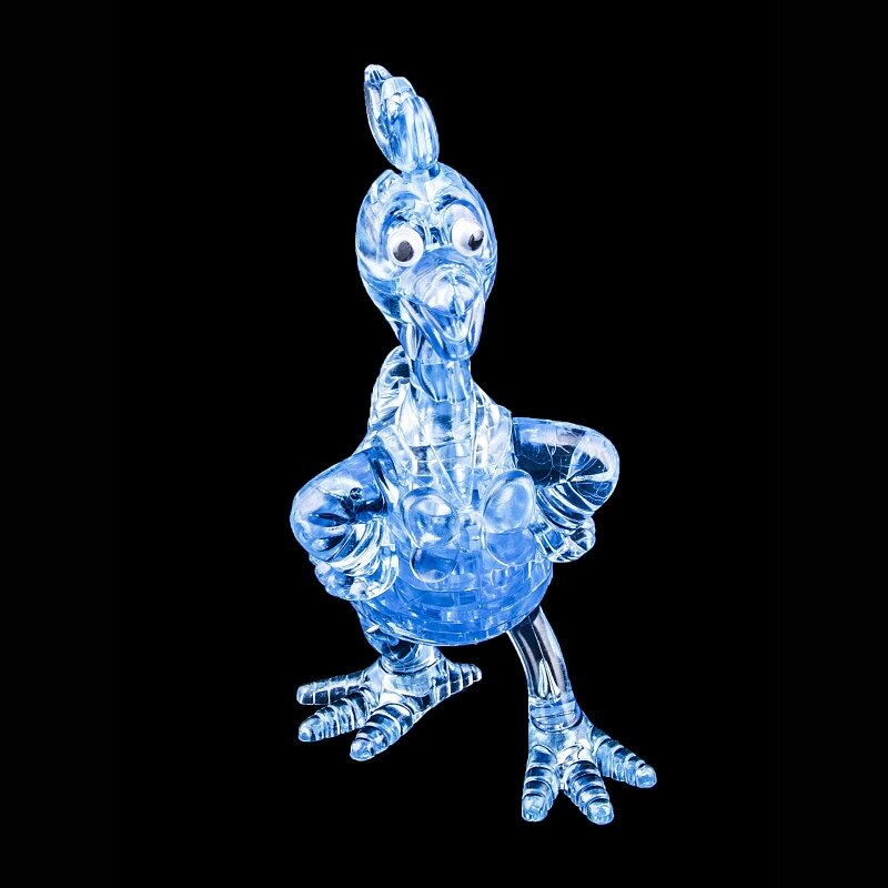 3D Головоломка - Петух синий - 5