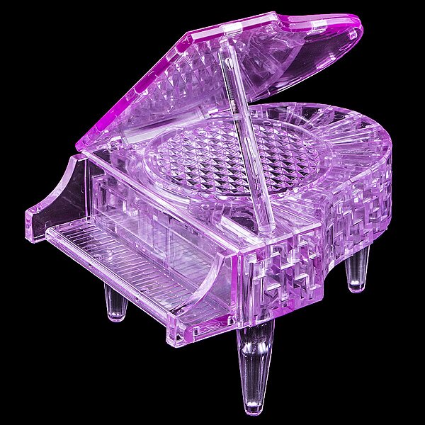 3D Головоломка - Рояль розовая