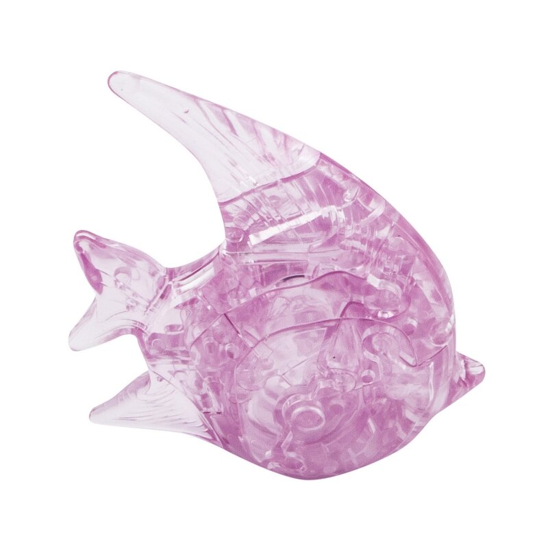 3D Головоломка - Рыбка розовая - 9